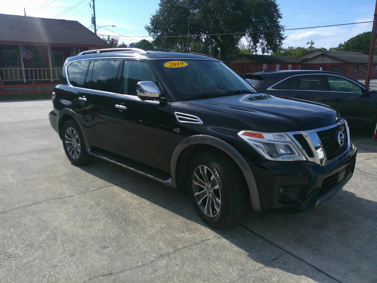 2019 BLACK NISSAN ARMADA SL; PLATINUM; (JN8AY2ND3K9) , located at 1200 Cassat Avenue, Jacksonville, FL, 32205, (904) 695-1885, 30.302404, -81.731033- Photo#0