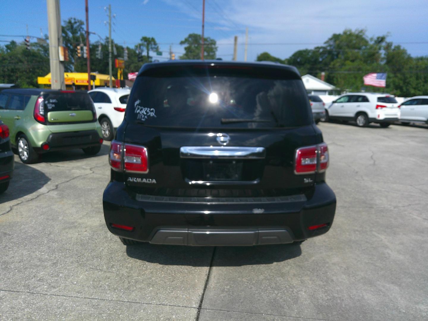 2019 BLACK NISSAN ARMADA SL; PLATINUM; (JN8AY2ND3K9) , located at 1200 Cassat Avenue, Jacksonville, FL, 32205, (904) 695-1885, 30.302404, -81.731033- Photo#3