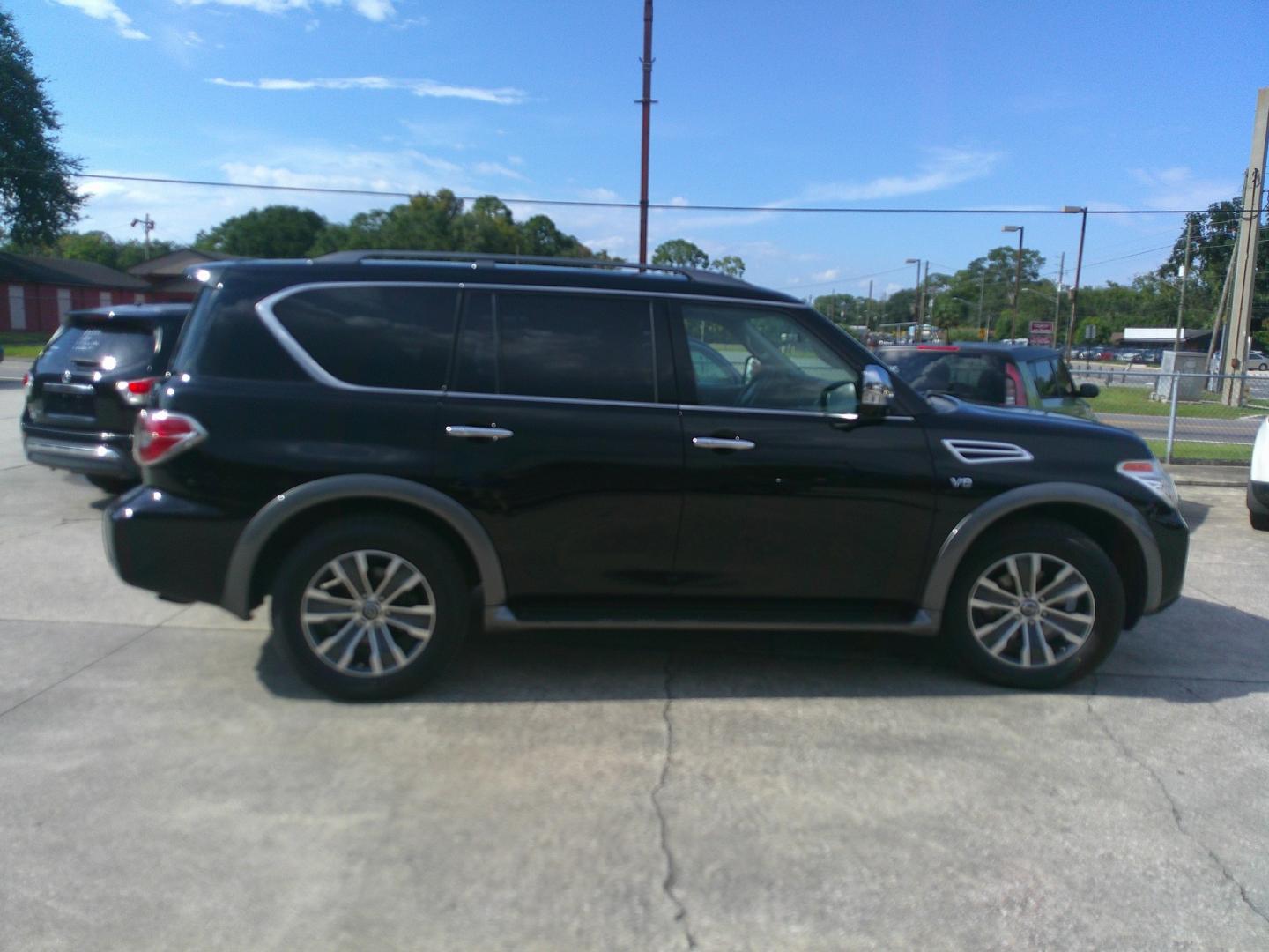 2019 BLACK NISSAN ARMADA SL; PLATINUM; (JN8AY2ND3K9) , located at 1200 Cassat Avenue, Jacksonville, FL, 32205, (904) 695-1885, 30.302404, -81.731033- Photo#4