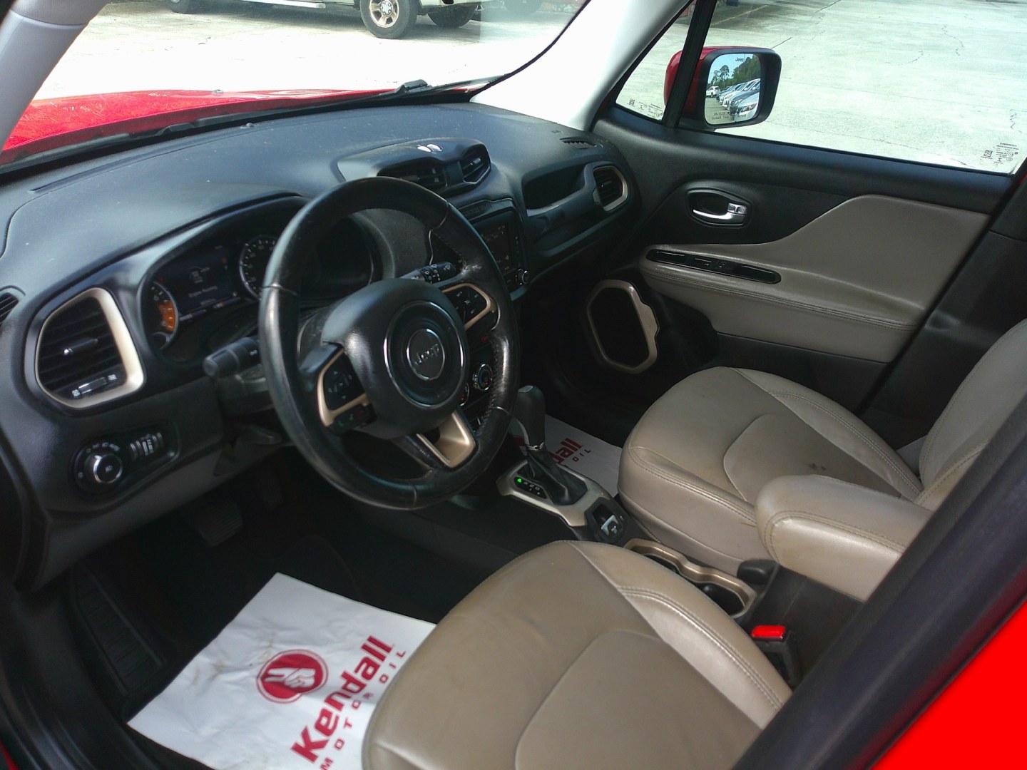 2017 RED JEEP RENEGADE LATITUDE (ZACCJABB5HP) , located at 1200 Cassat Avenue, Jacksonville, FL, 32205, (904) 695-1885, 30.302404, -81.731033- Photo#2