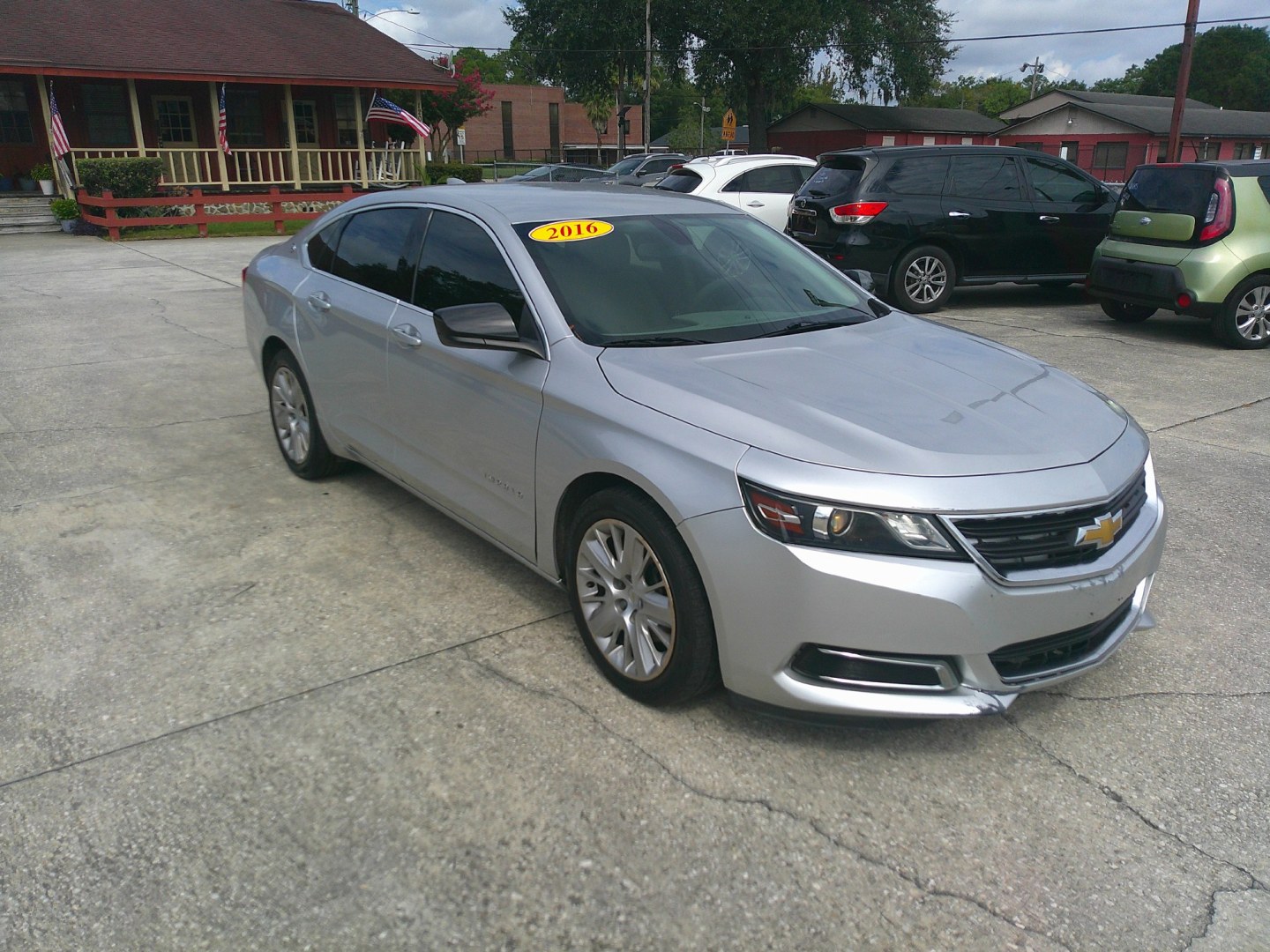 2016 SILVER CHEVROLET IMPALA LS (1FL) (2G11X5SA9G9) , located at 1200 Cassat Avenue, Jacksonville, FL, 32205, (904) 695-1885, 30.302404, -81.731033- Photo#0