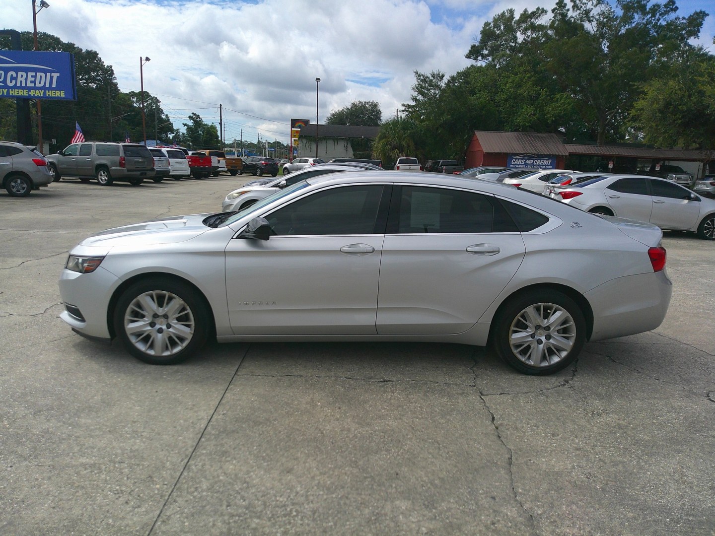 2016 SILVER CHEVROLET IMPALA LS (1FL) (2G11X5SA9G9) , located at 1200 Cassat Avenue, Jacksonville, FL, 32205, (904) 695-1885, 30.302404, -81.731033- Photo#1