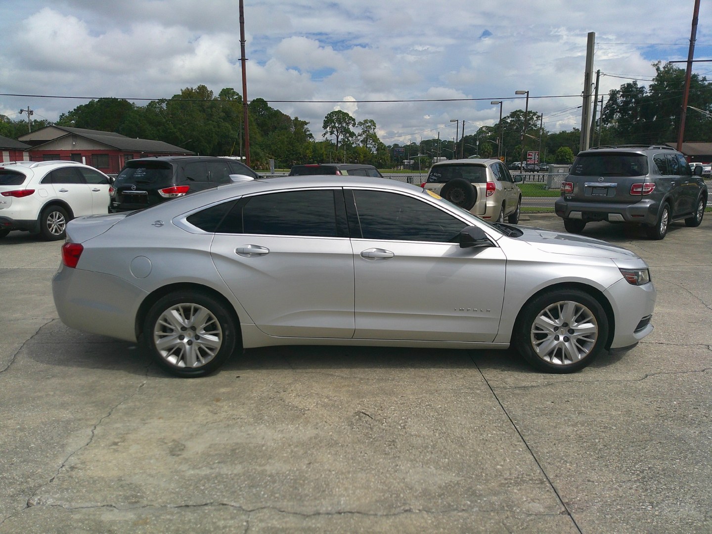 2016 SILVER CHEVROLET IMPALA LS (1FL) (2G11X5SA9G9) , located at 1200 Cassat Avenue, Jacksonville, FL, 32205, (904) 695-1885, 30.302404, -81.731033- Photo#2