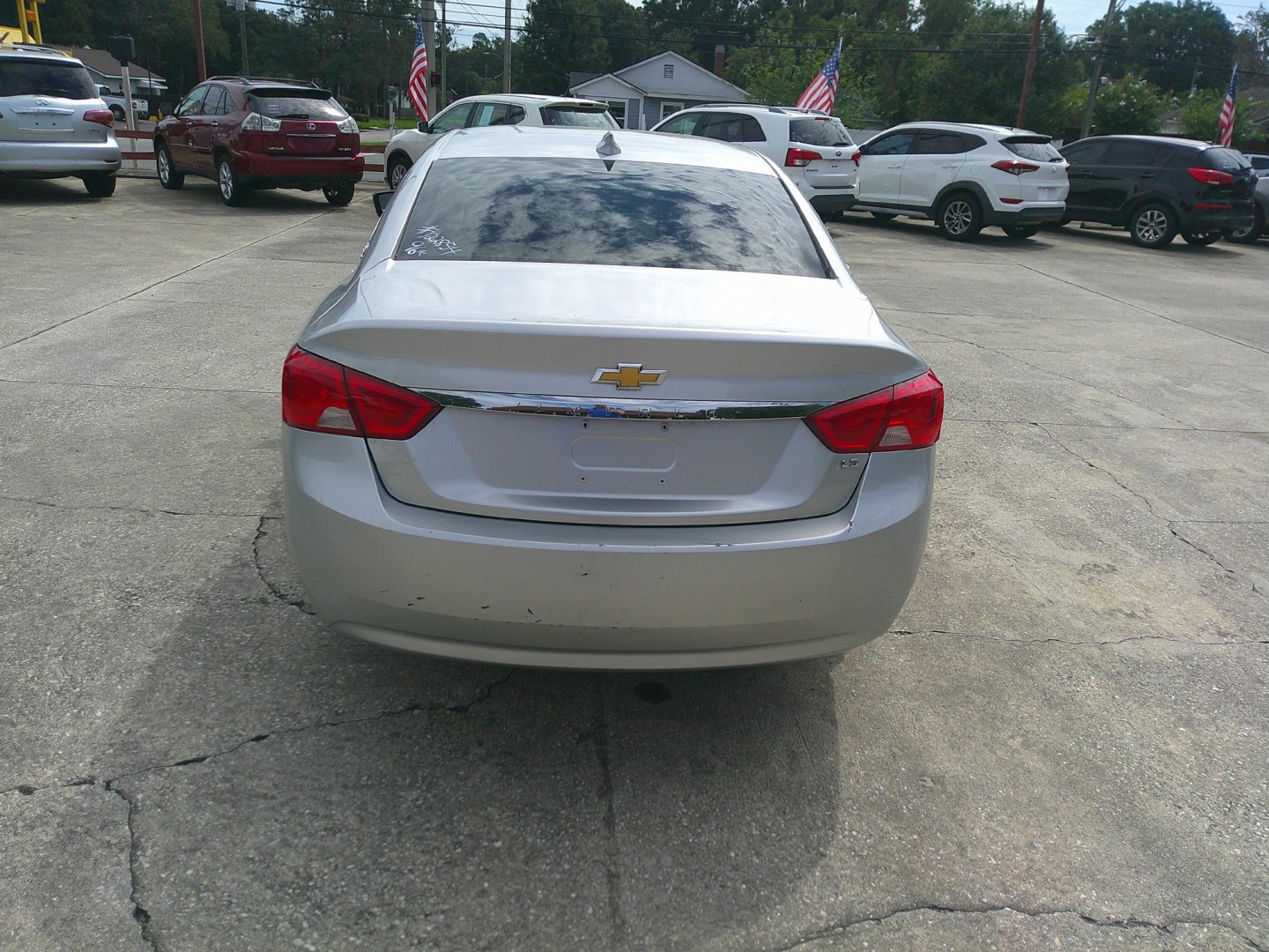 2016 SILVER CHEVROLET IMPALA LS (1FL) (2G11X5SA9G9) , located at 1200 Cassat Avenue, Jacksonville, FL, 32205, (904) 695-1885, 30.302404, -81.731033- Photo#4